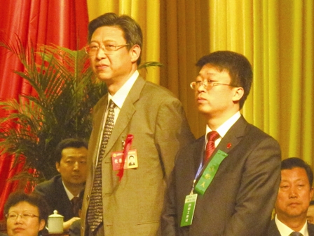 校工会赵志刚常务副主席、宋建成教授出席省工会十二大