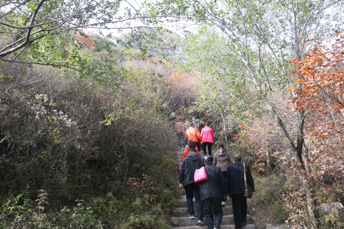 机械工程学院工会组织教职工会员赴崛围山秋游